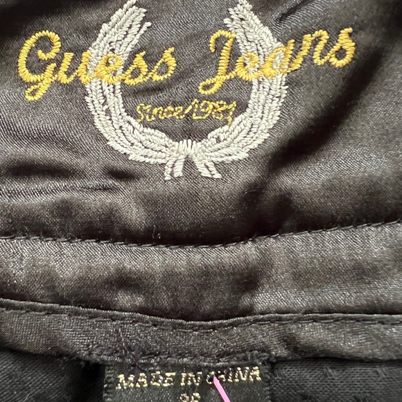 NWOT Guess size 26 black double button with belt loops mini ❤️🔥 - Picture 4 of 13